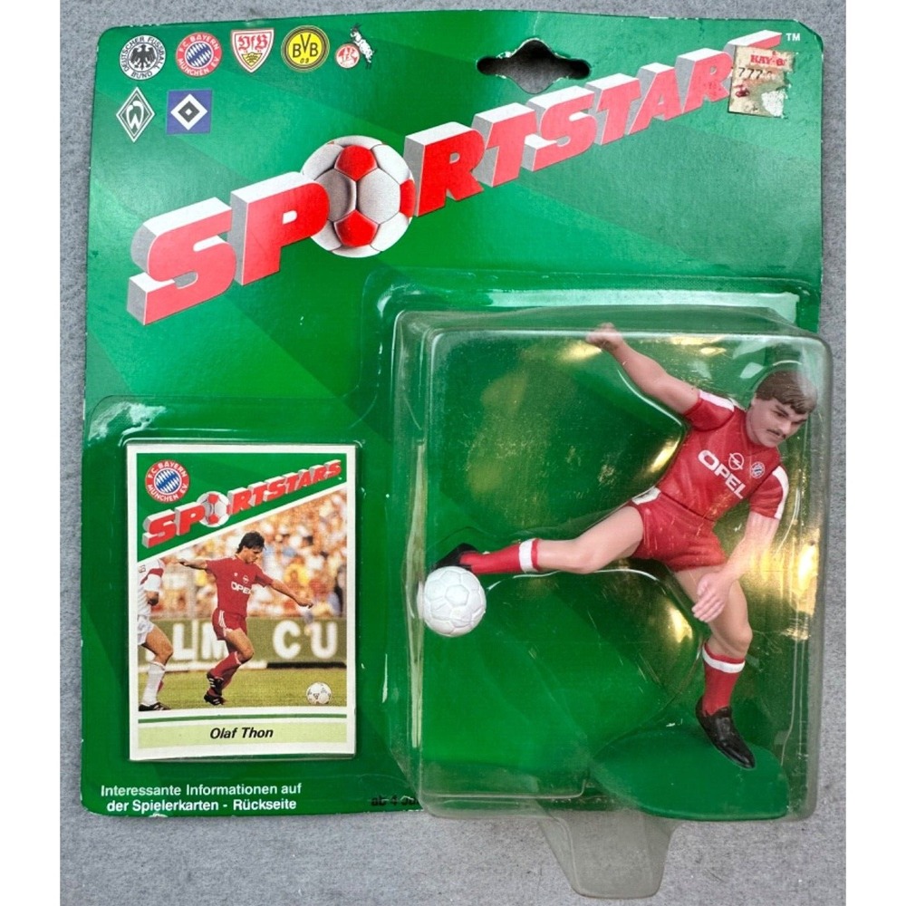 VINTAGE 1989 KENNER SPORTSTARS Olaf Thon FC‎ Bayern Munchen FIGURE NEW